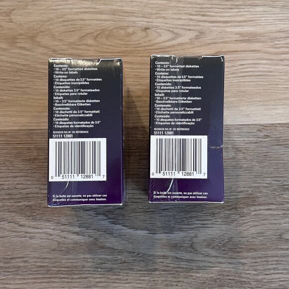 NEW IMATION 3.5"2 Sets Floppy Disks Diskettes 10 Pack IBM Formatted 1.44MB 2HD - Picture 2 of 8